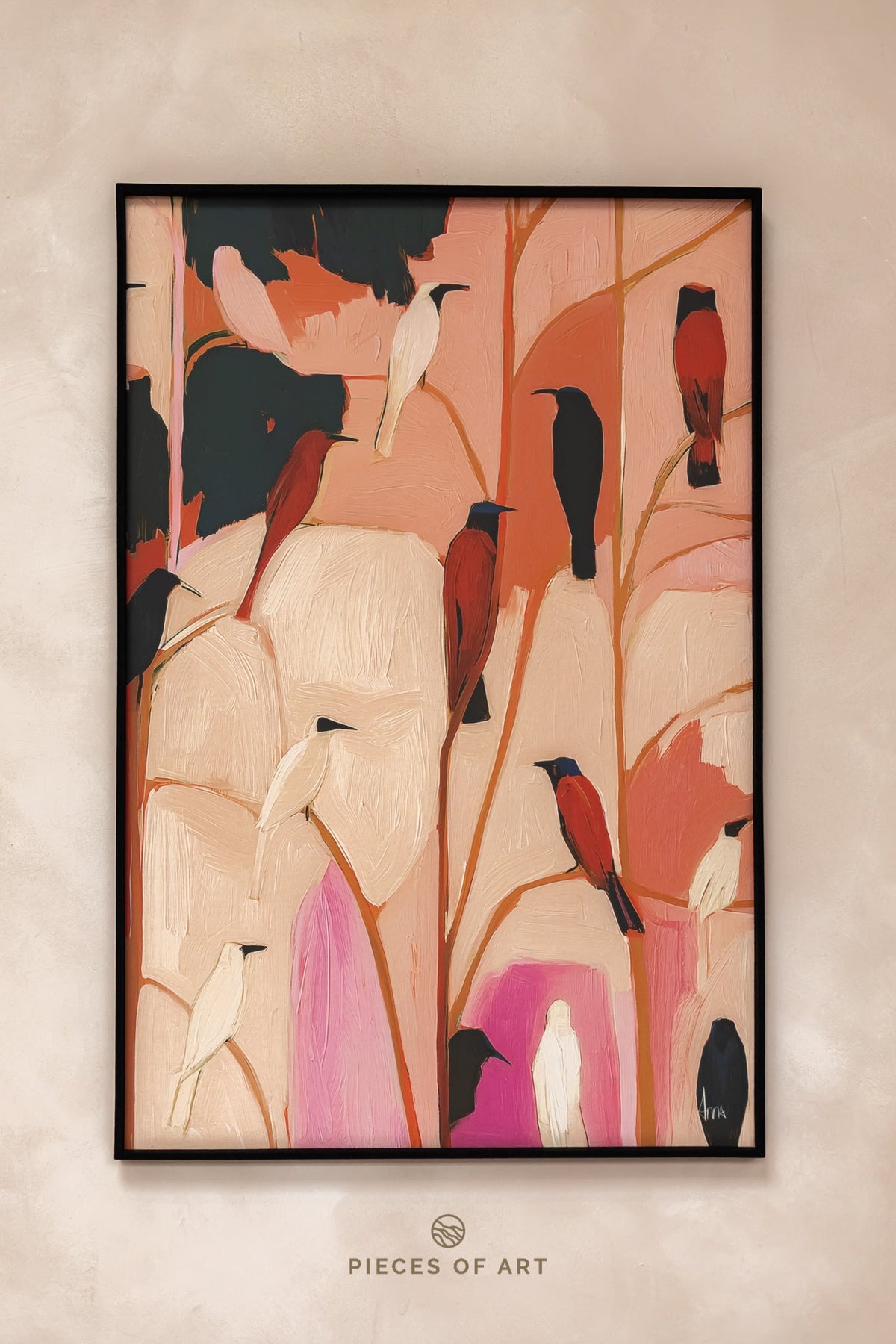 Pieces of Art interchangeable acoustic art, part of the Warm Rêverie collection