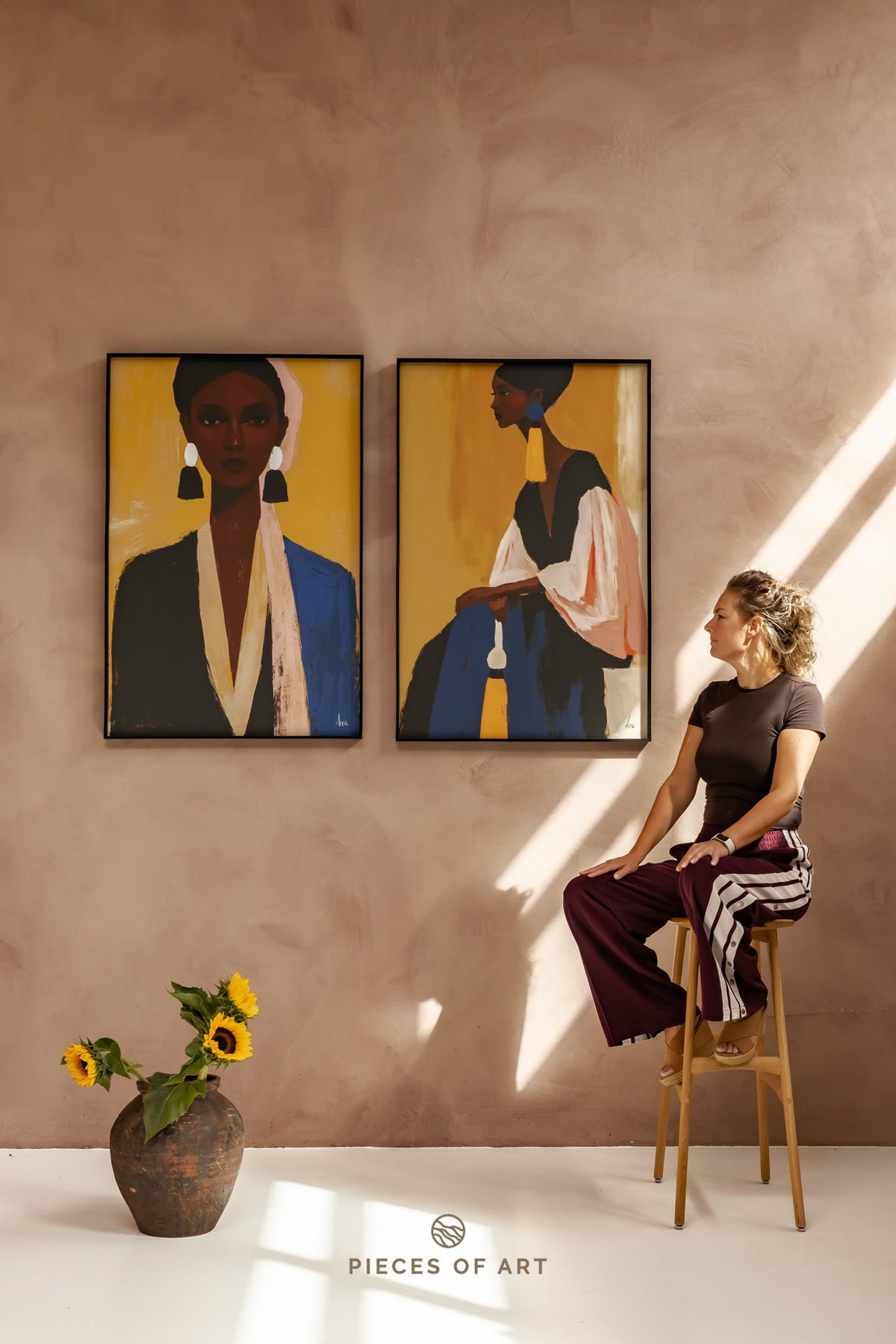 Almaz & Amara (Baukje van der Wal x Pieces of Art)
