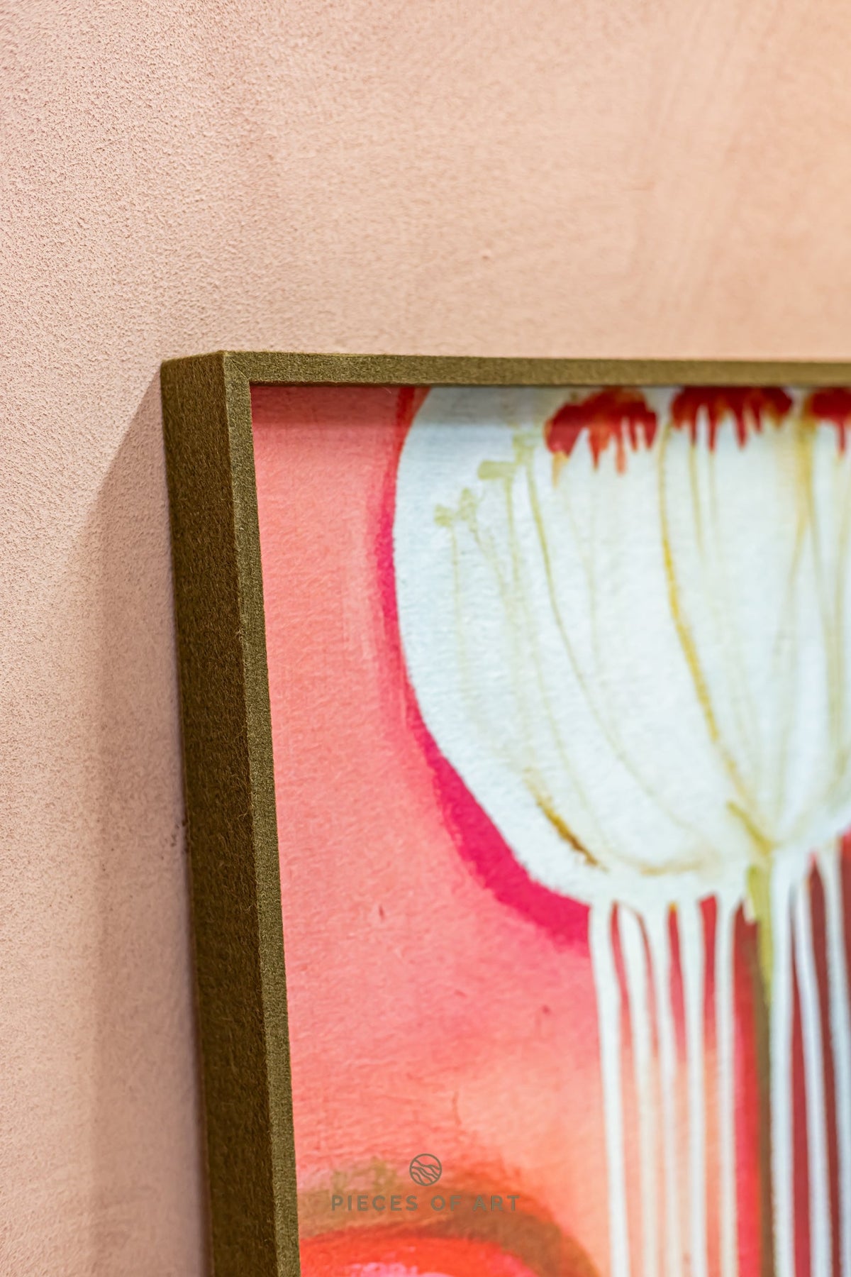 Akustisches Kunstpaneel, im Flur