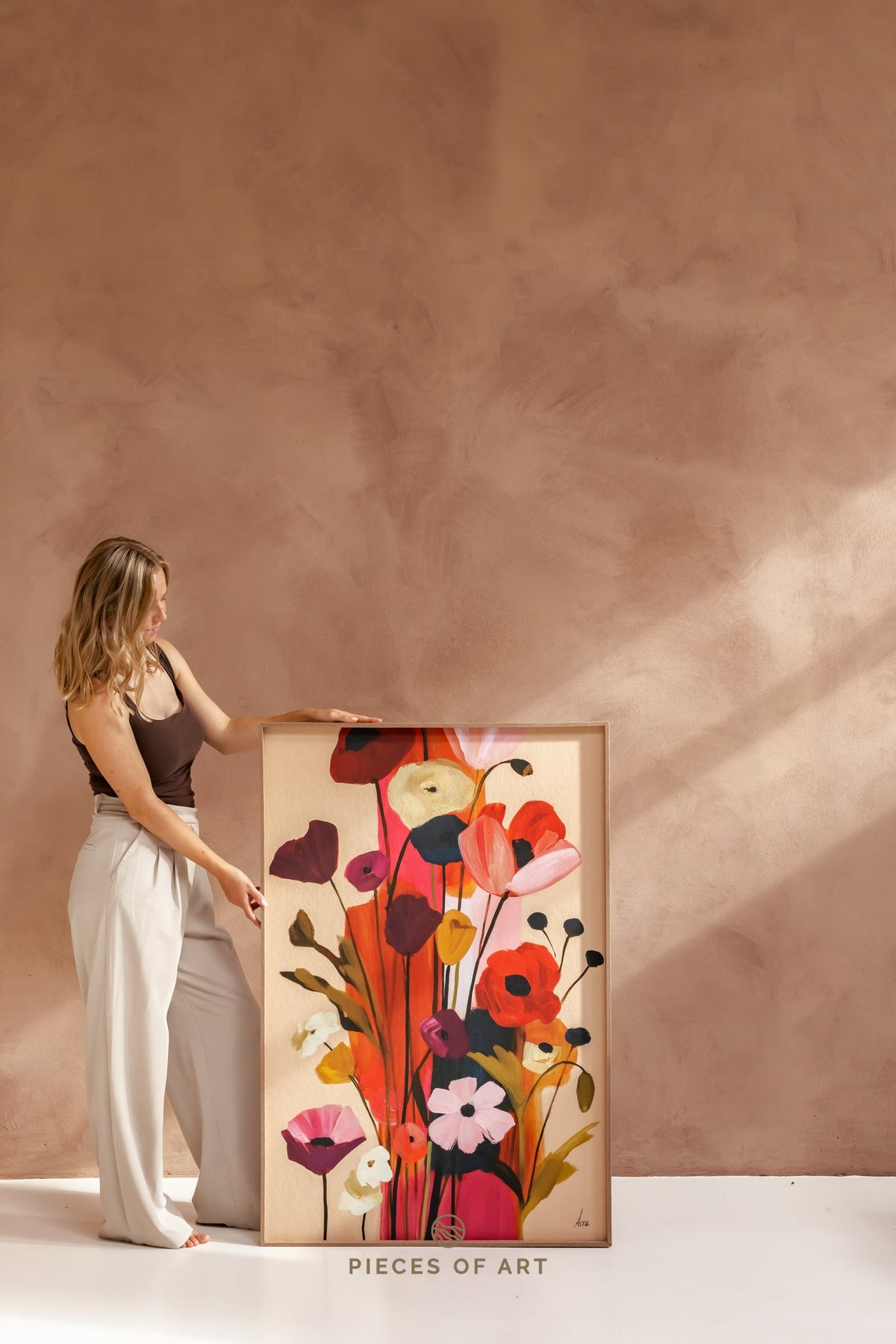 Akustisches Kunstwerk, mit geometrischem Design