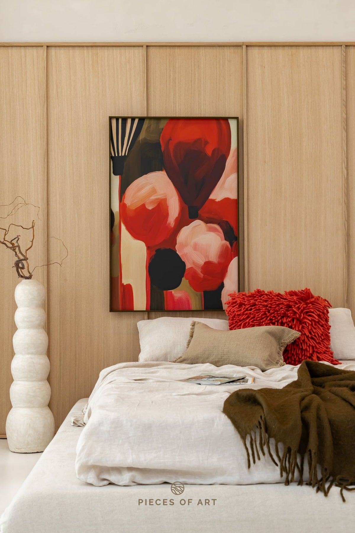 Akustisches Wandpaneel, im Esszimmer, im Design