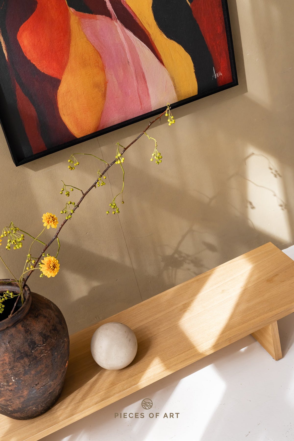 Acoustic art, in a hospitality venue