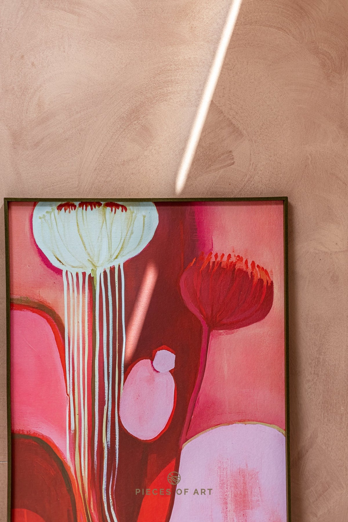 Acoustic wall decor, in a business space