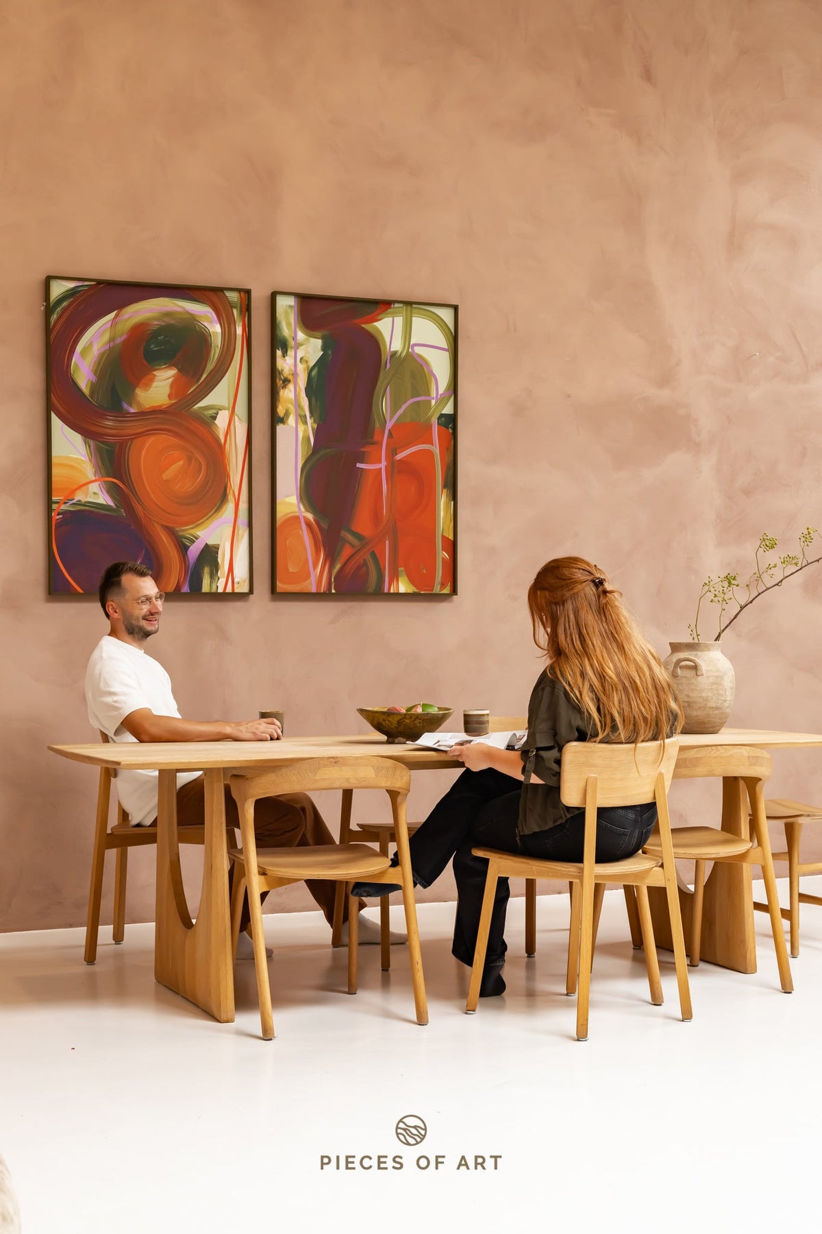 Akustische Wandkunst, mit Landschaftsmotiv