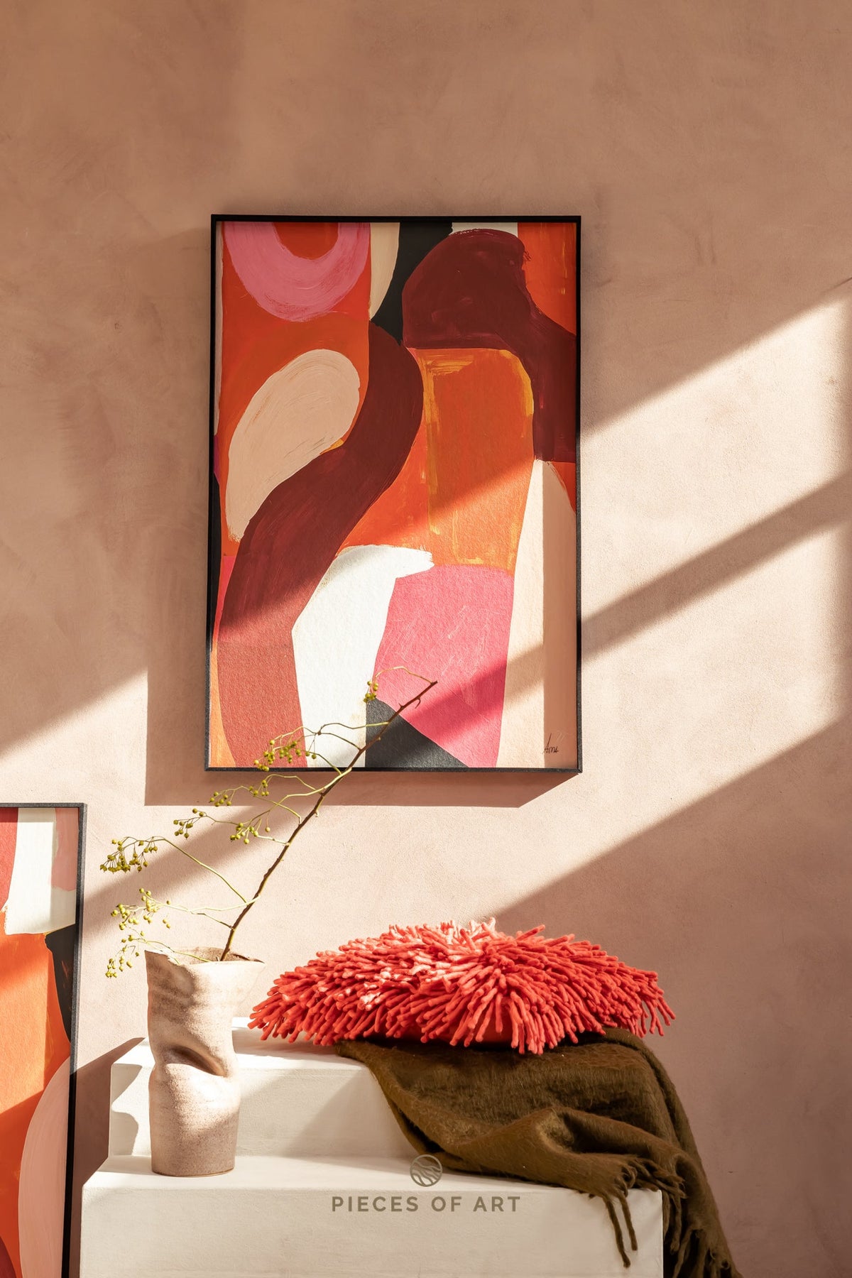 Sound-dampening wall decor, in a hospitality venue