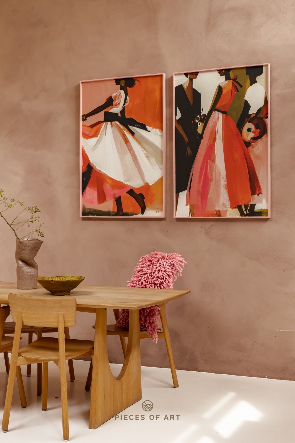 Ayana & Abeba (Baukje van der Wal x Pieces of Art)