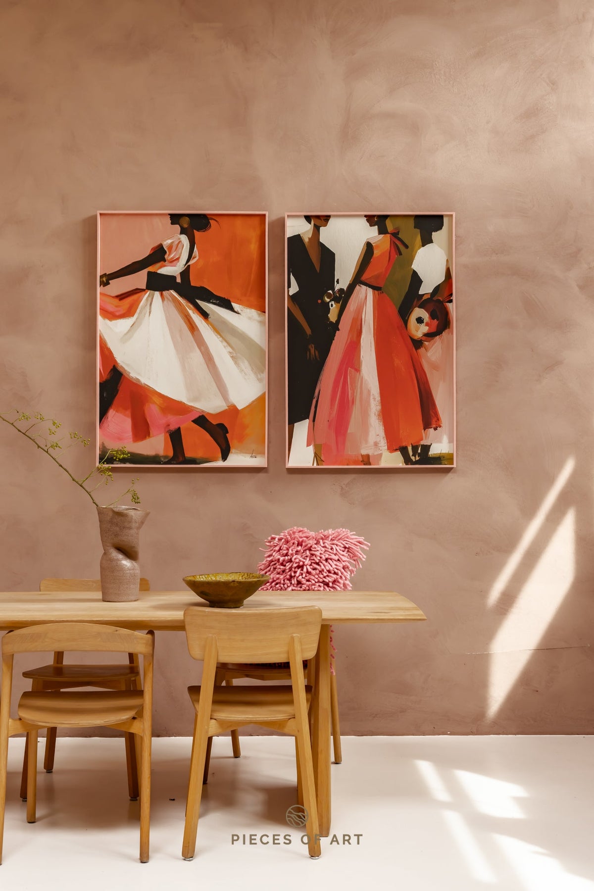 Ayana & Abeba (Baukje van der Wal x Pieces of Art)