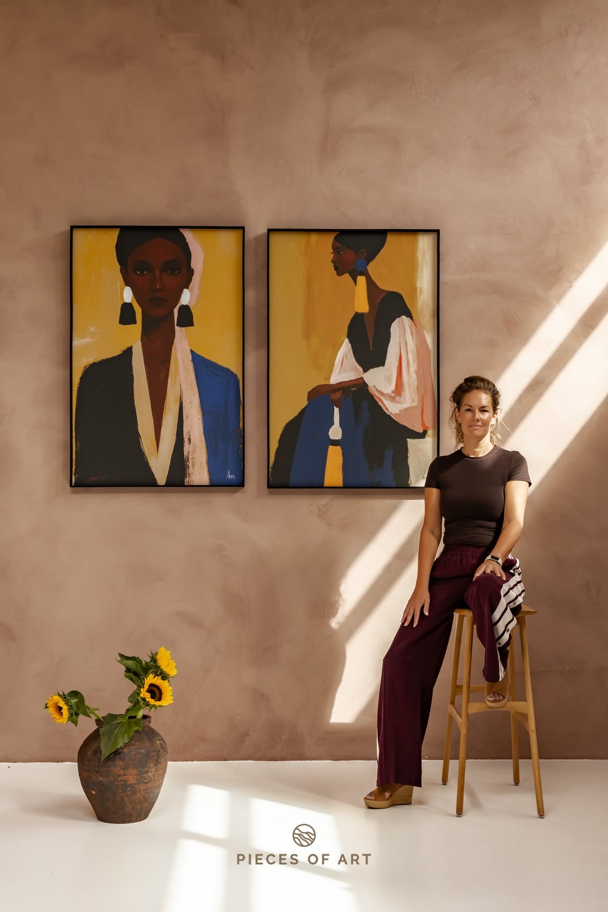 Almaz & Amara (Baukje van der Wal x Pieces of Art)