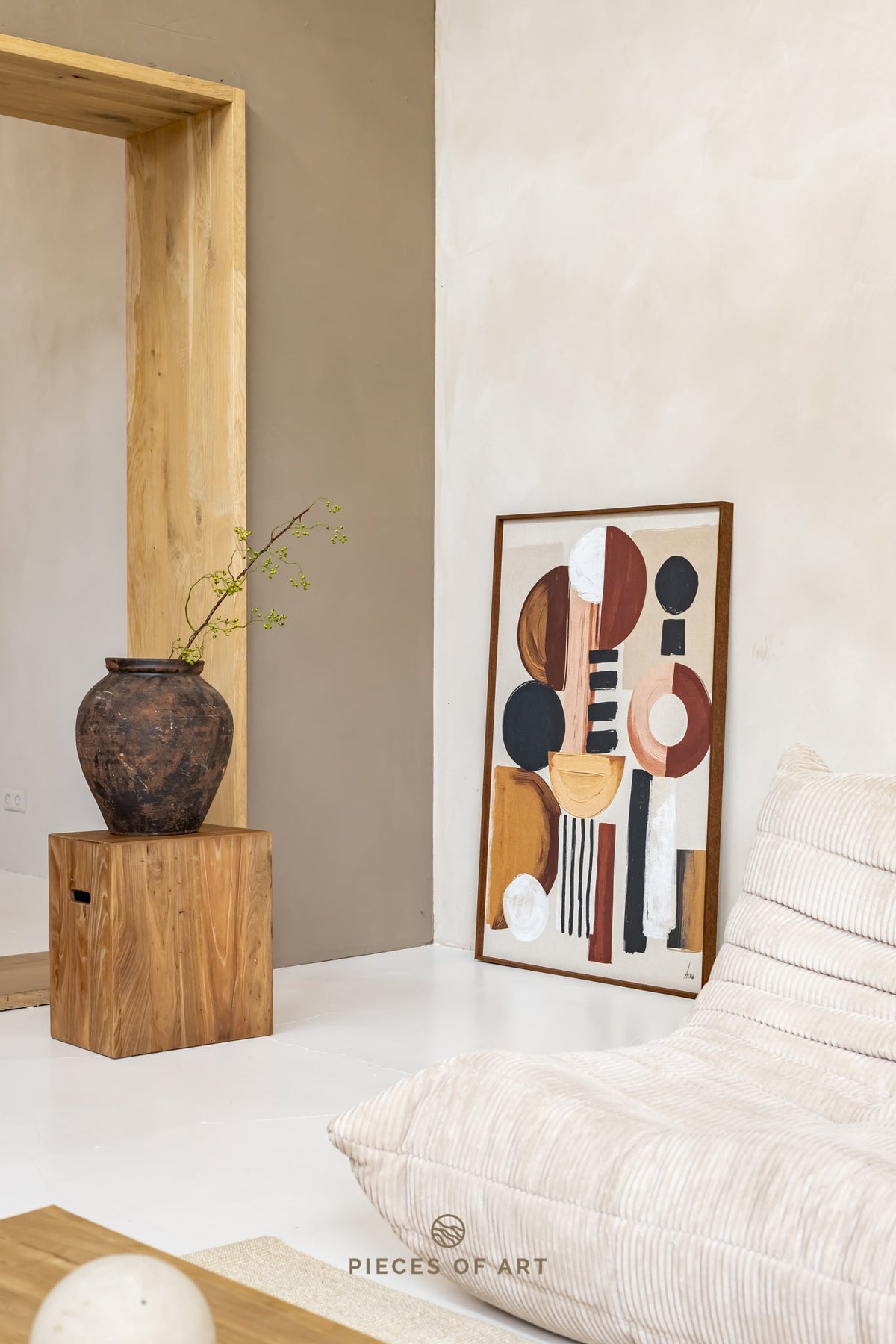 Akustisches Kunstpaneel, im Esszimmer