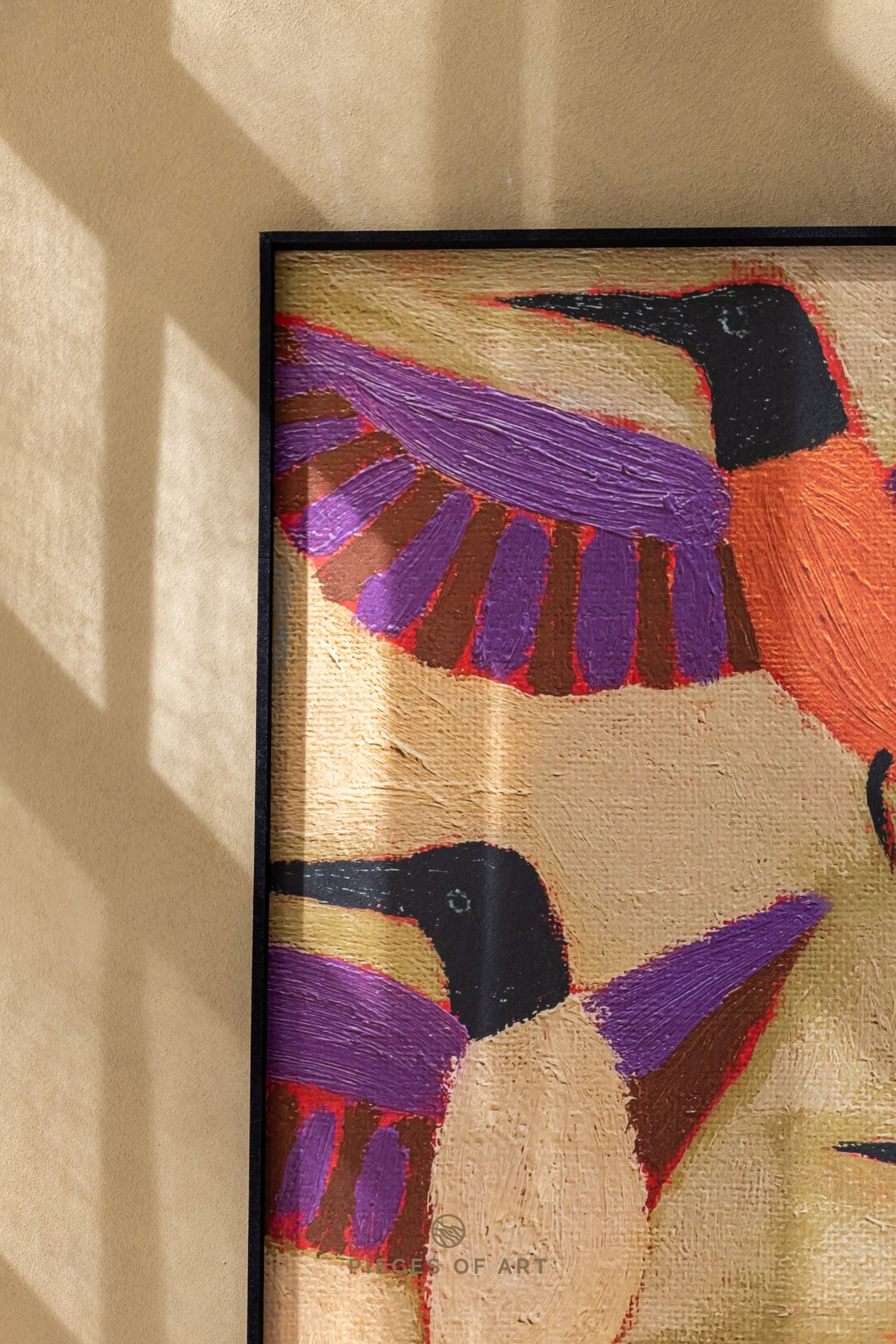 Acoustic art panel, in a hospitality venue