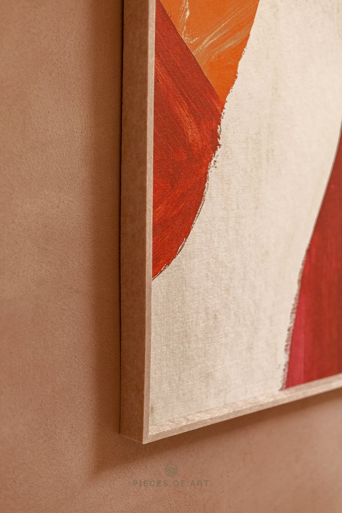 Acoustic art panel, in a waiting room