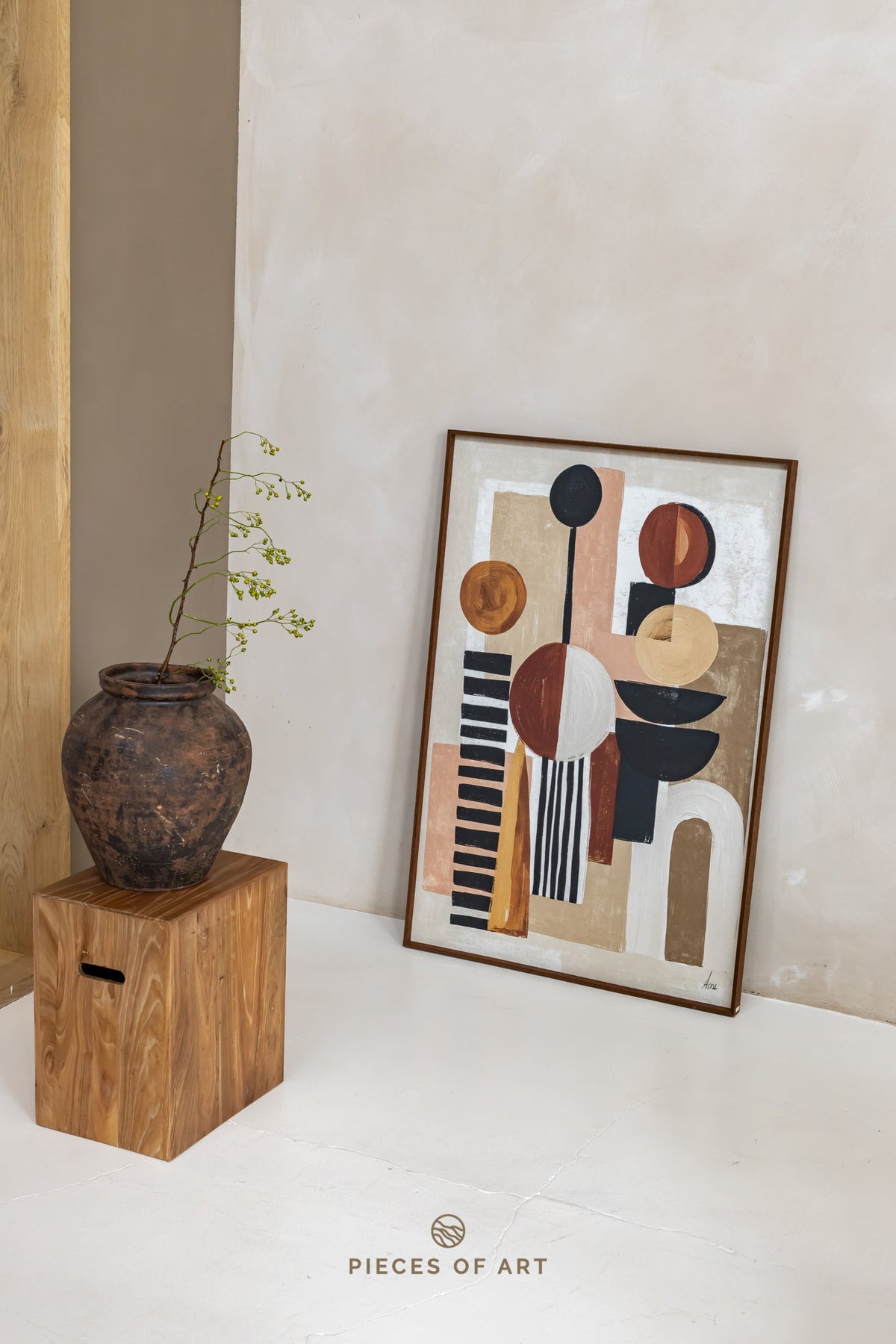 Akustisches Kunstwerk, im Büro, gegen Nachhall
