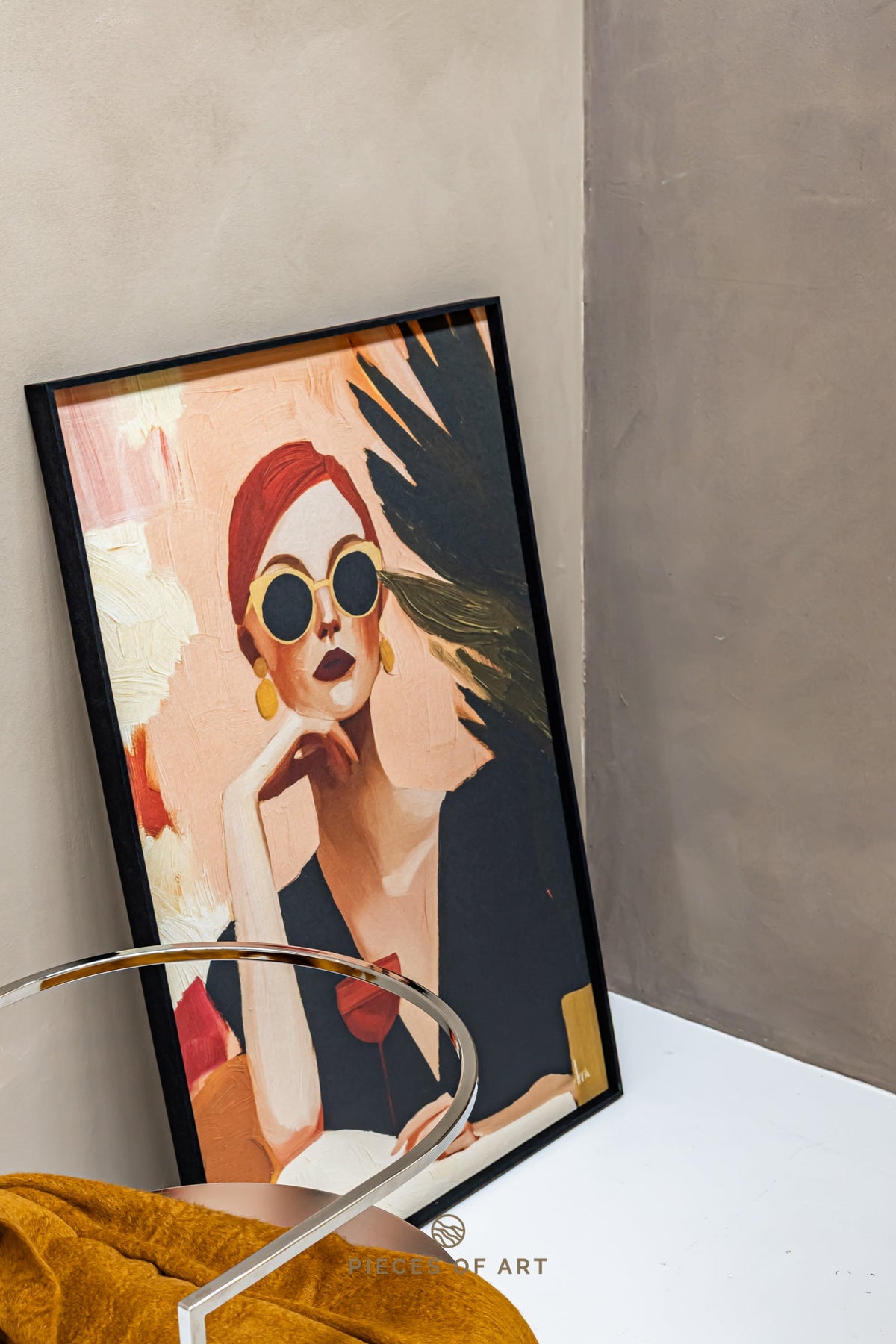 Akustisches Kunstwerk, im Schlafzimmer, mit Schalldämmung