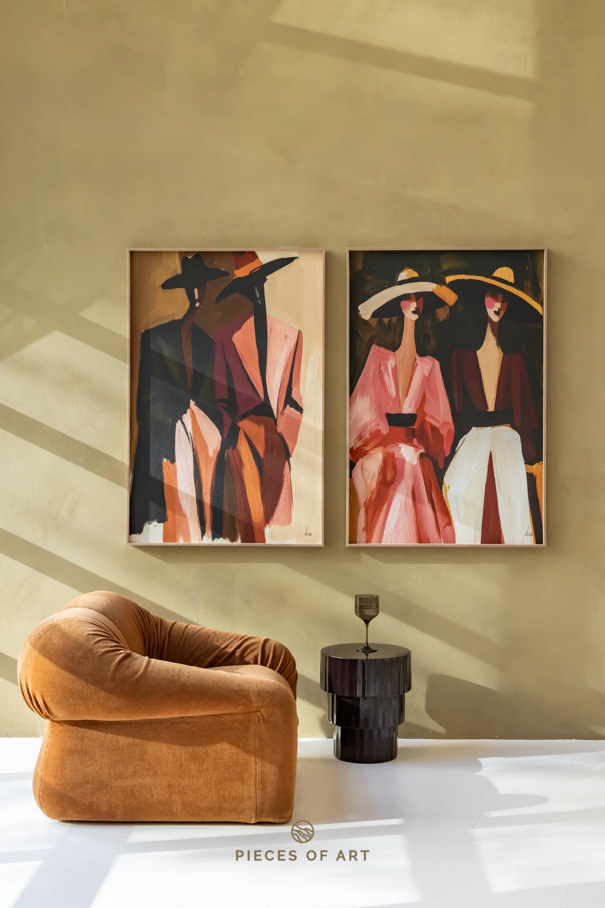 Acoustic artwork, for a calmer room