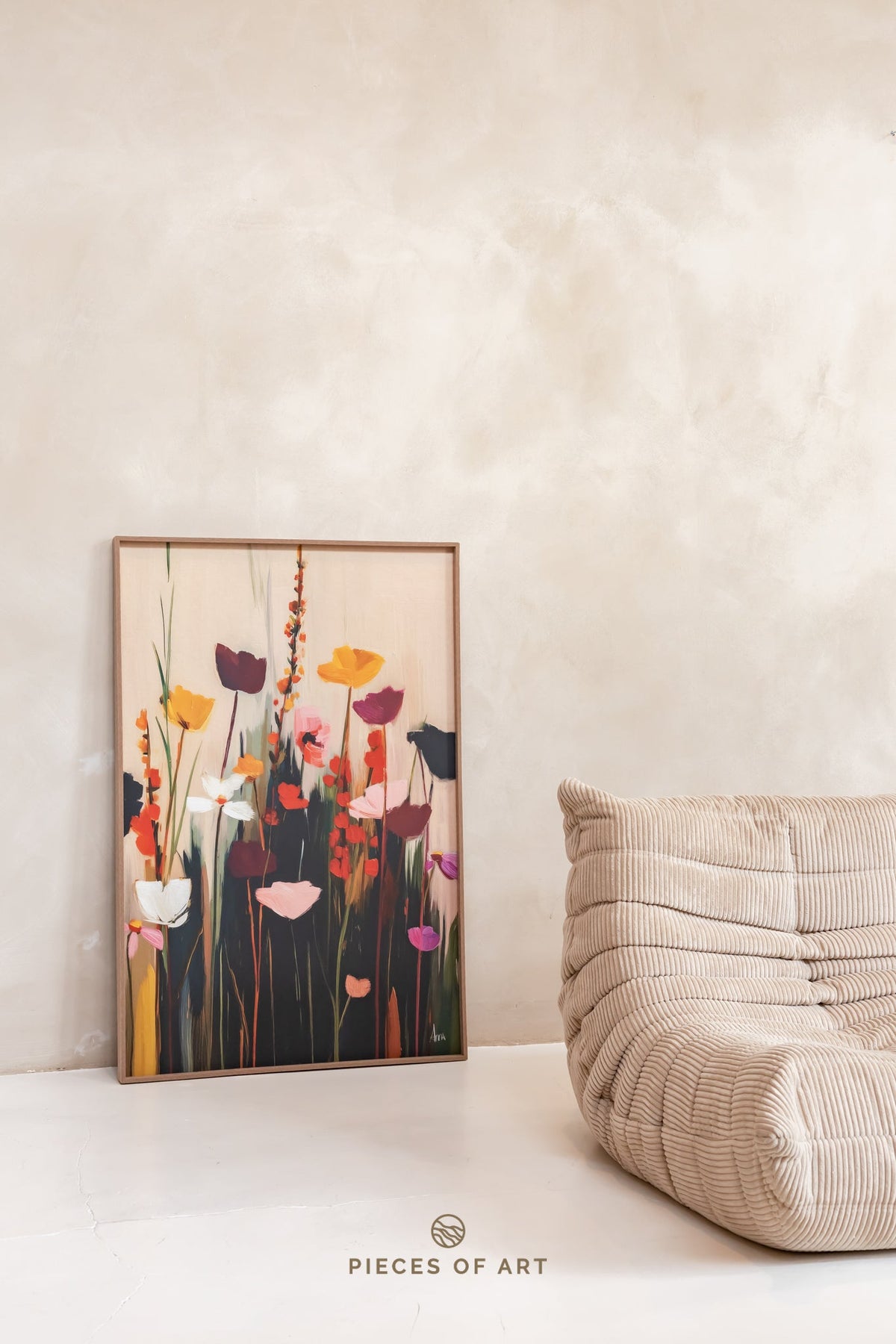 Akustisches Kunstwerk, im Wohnzimmer