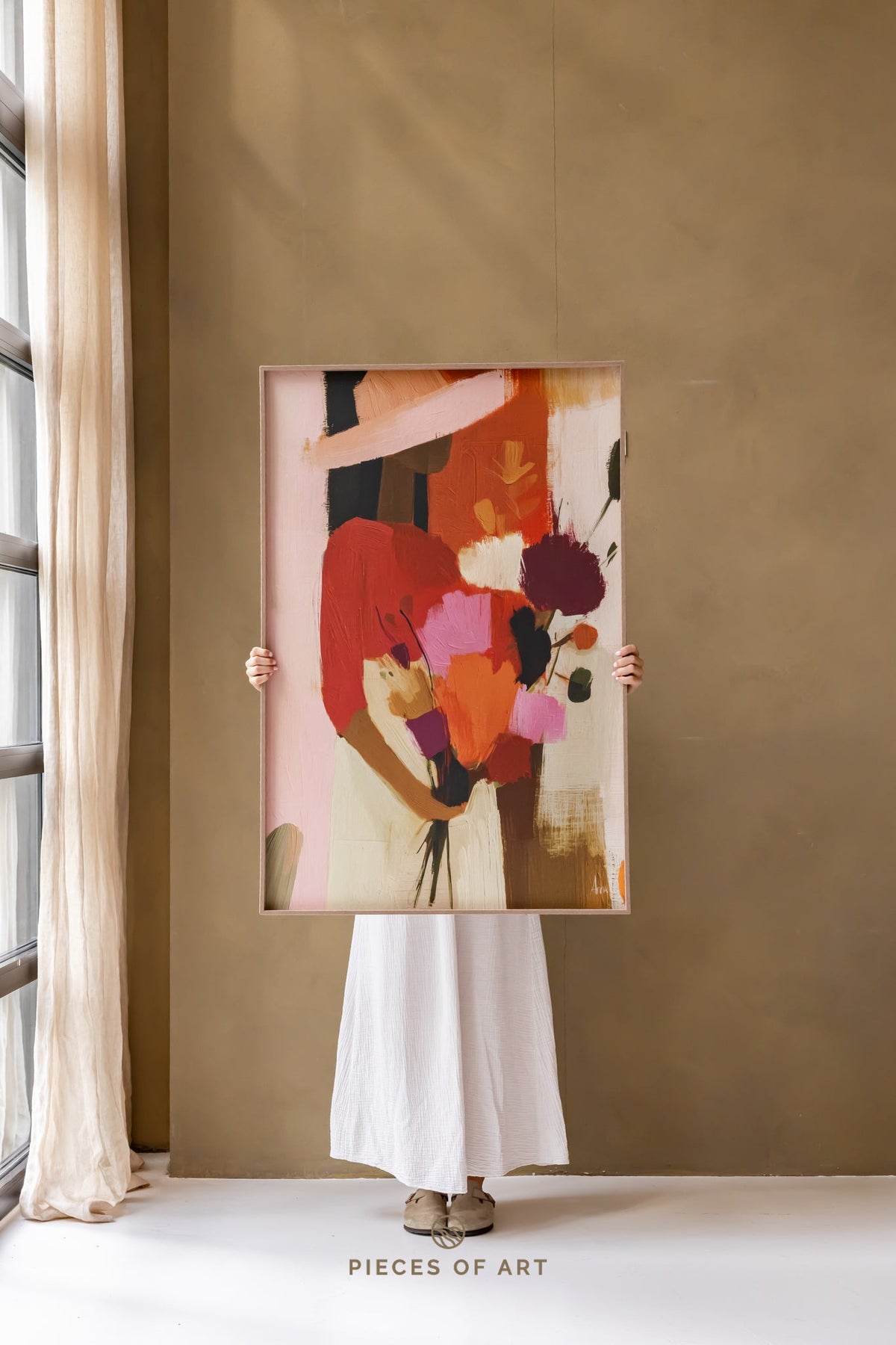 Acoustic artwork, in a living space