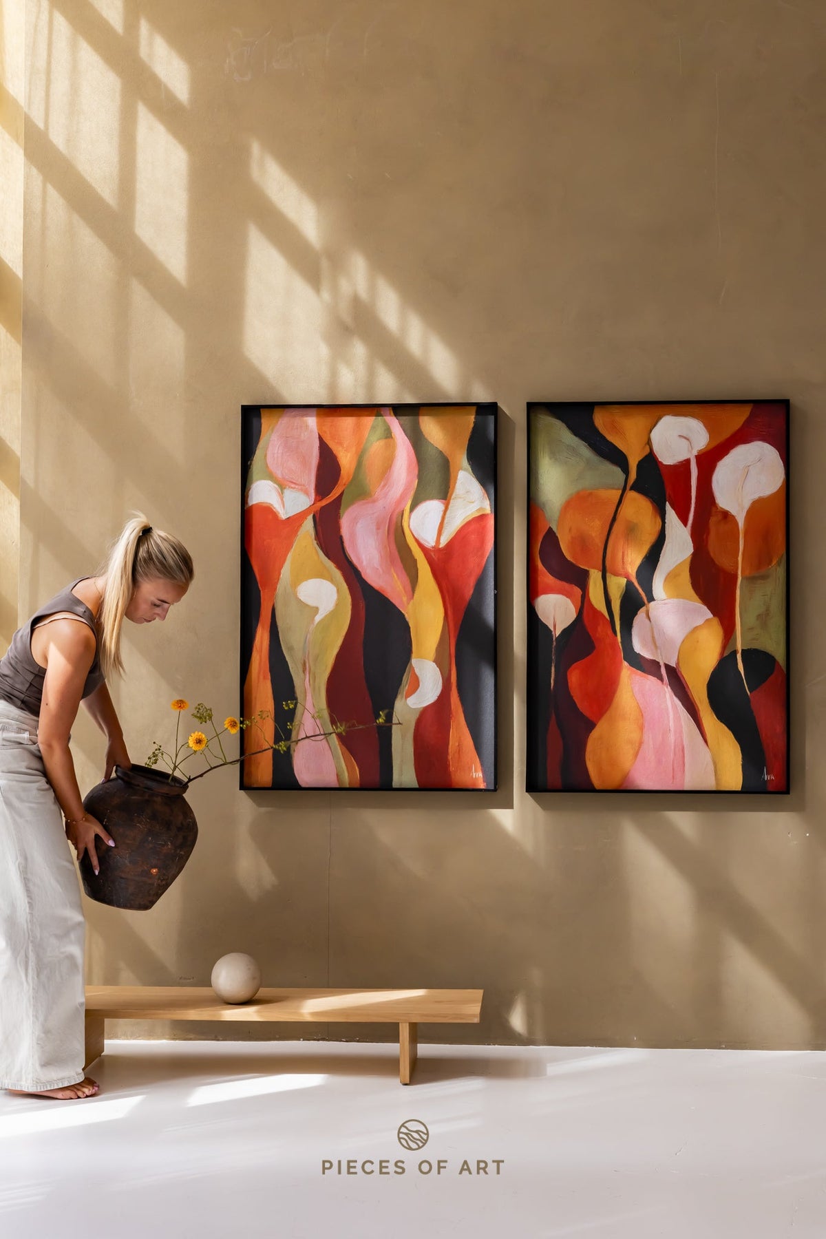 Acoustic painting, landscape