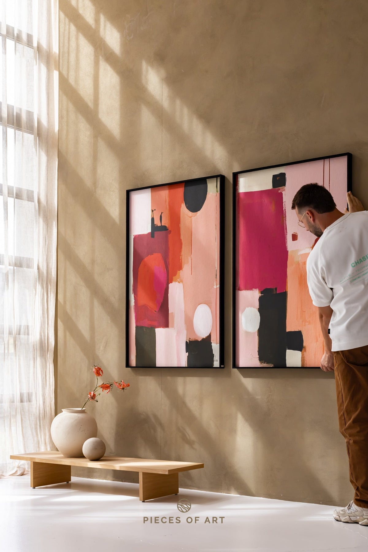 Acoustic felt panel, custom-made