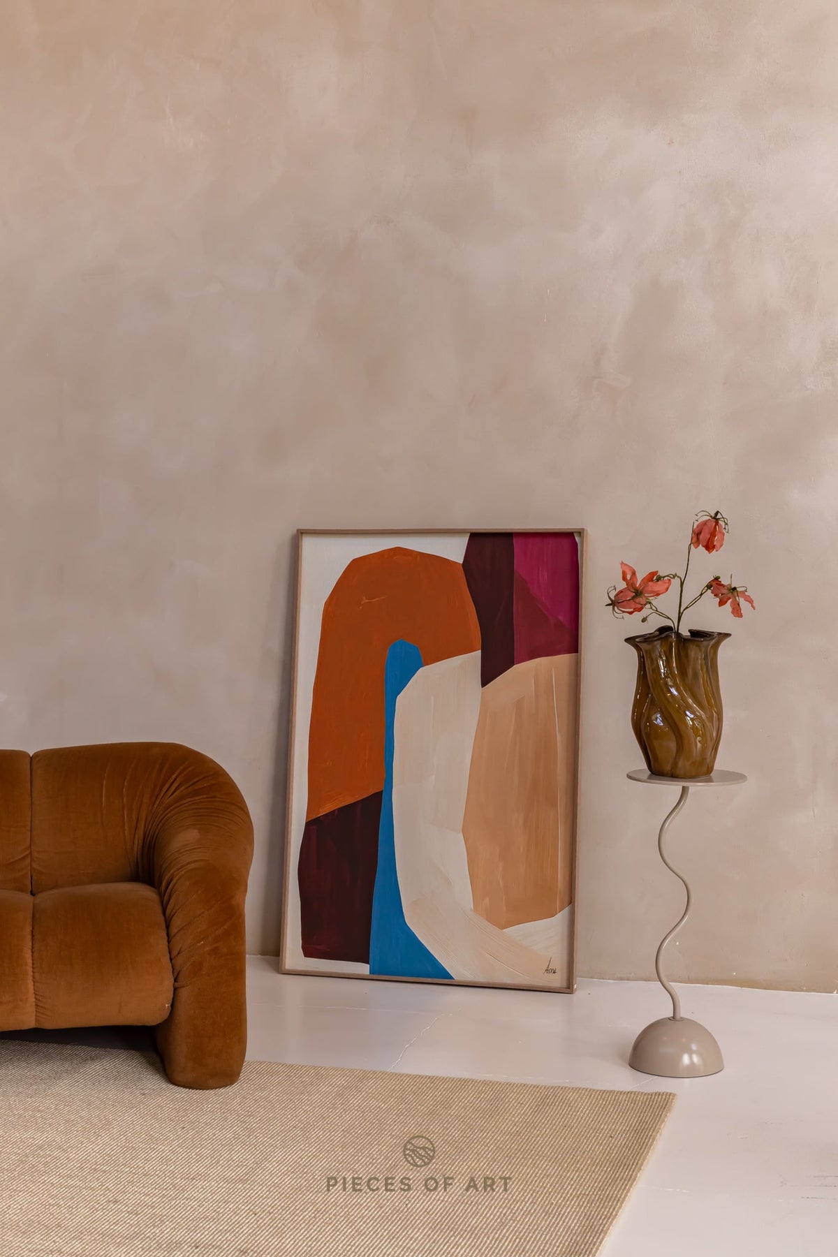 Acoustic felt panel, open-plan office