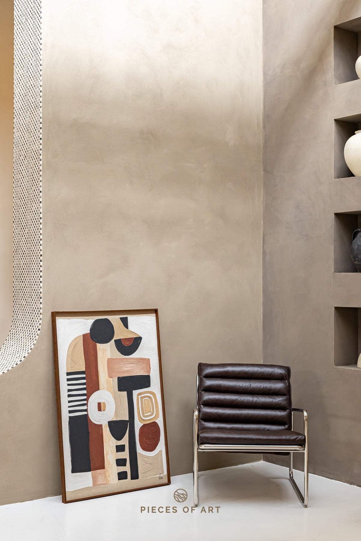 Acoustic wall panel, that dampens echo