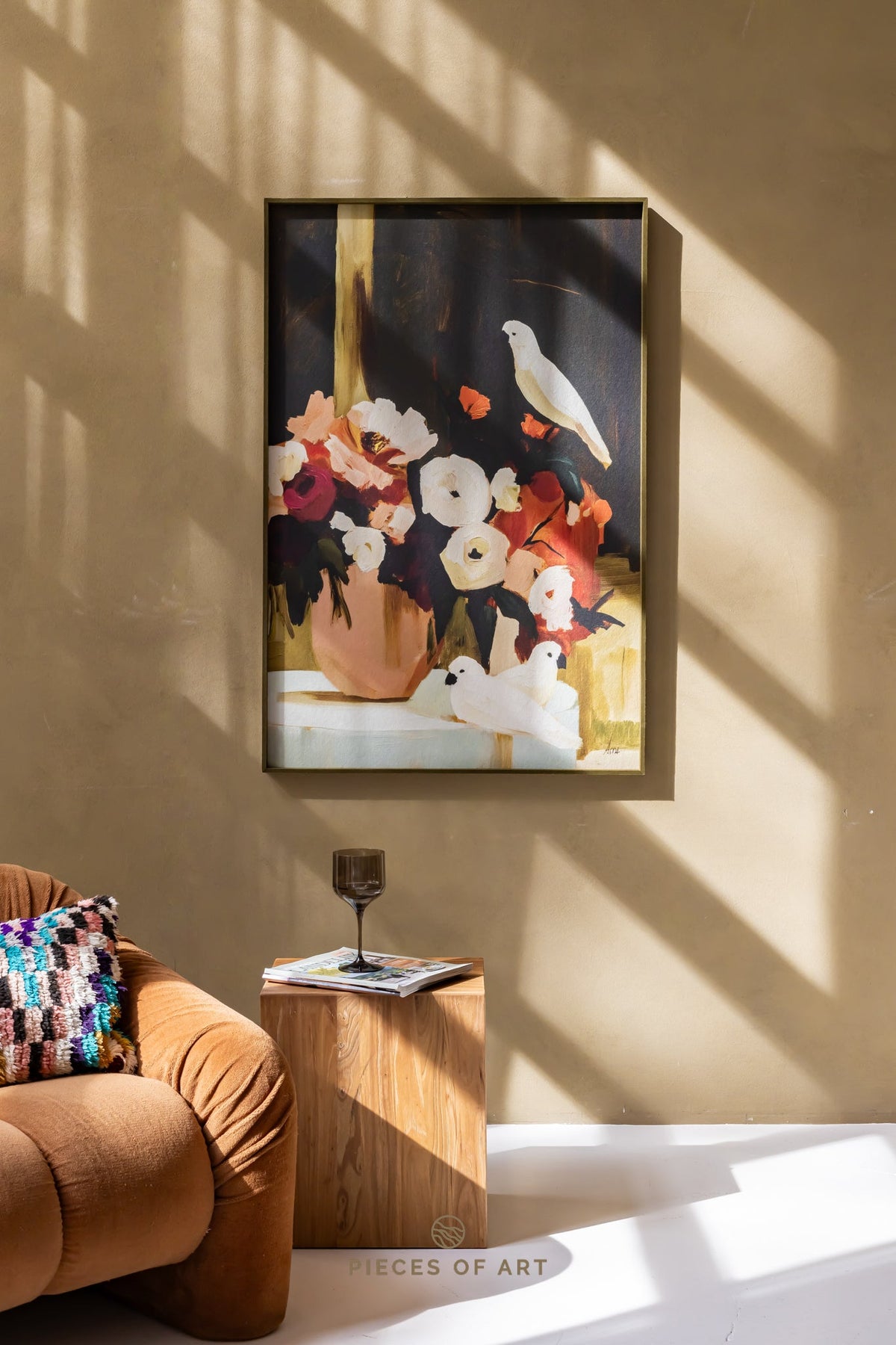 Acoustic art, with a figurative design