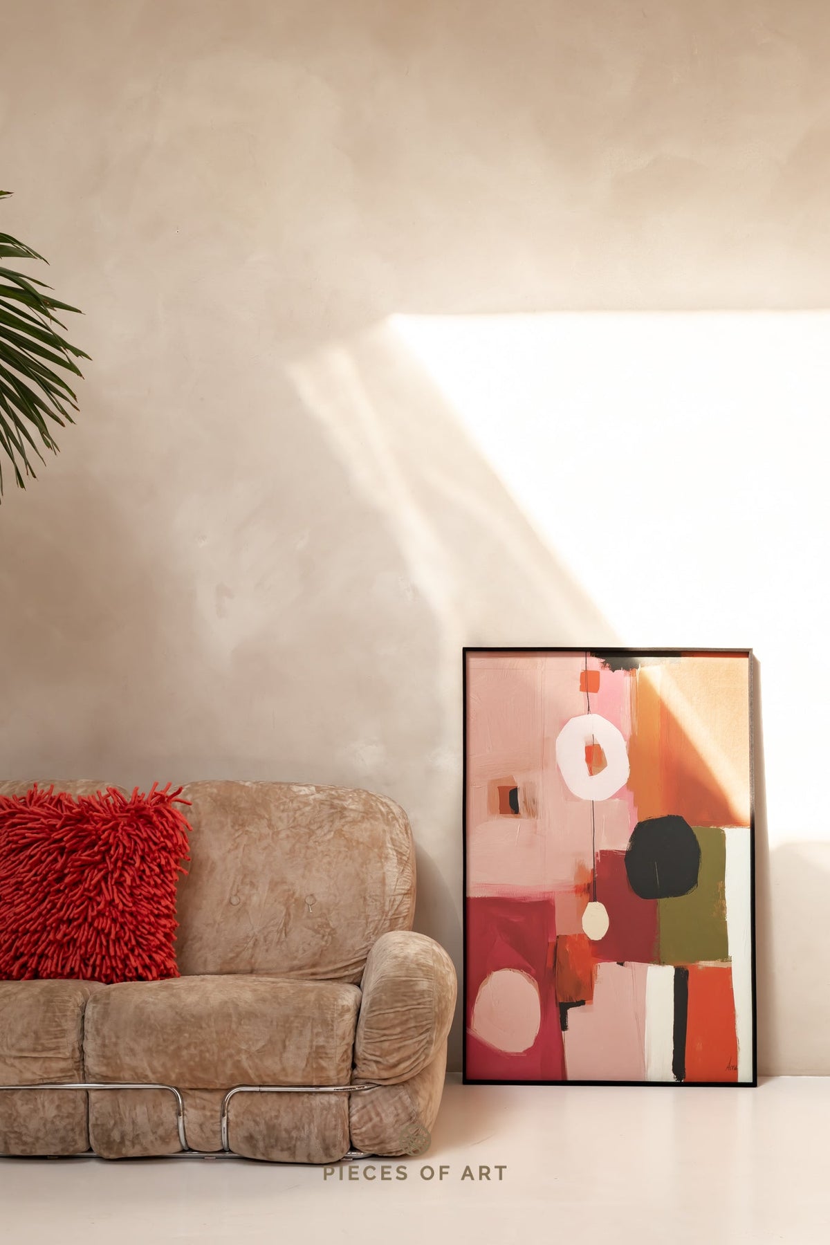 Akustische Kunstpaneele, im Lobby