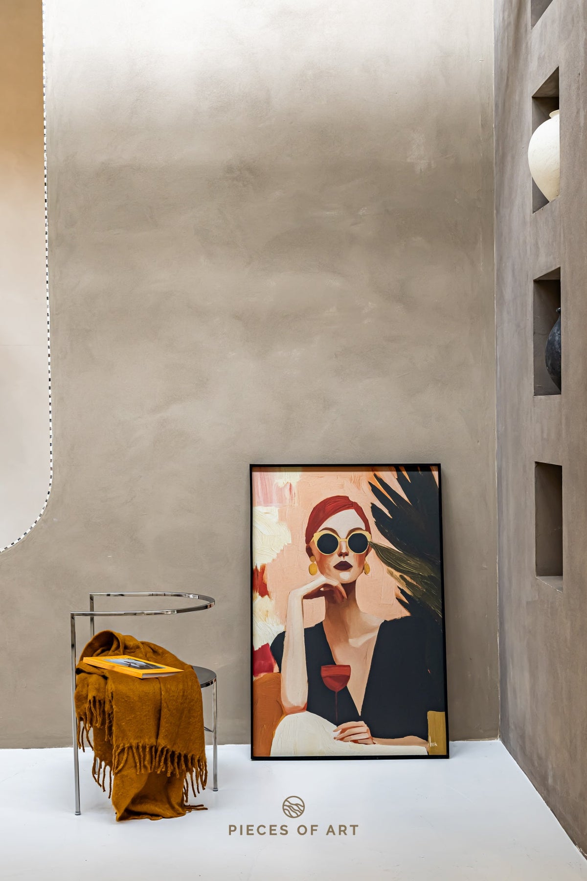 Akustische Wanddekoration, im Büro, mit Schalldämmung