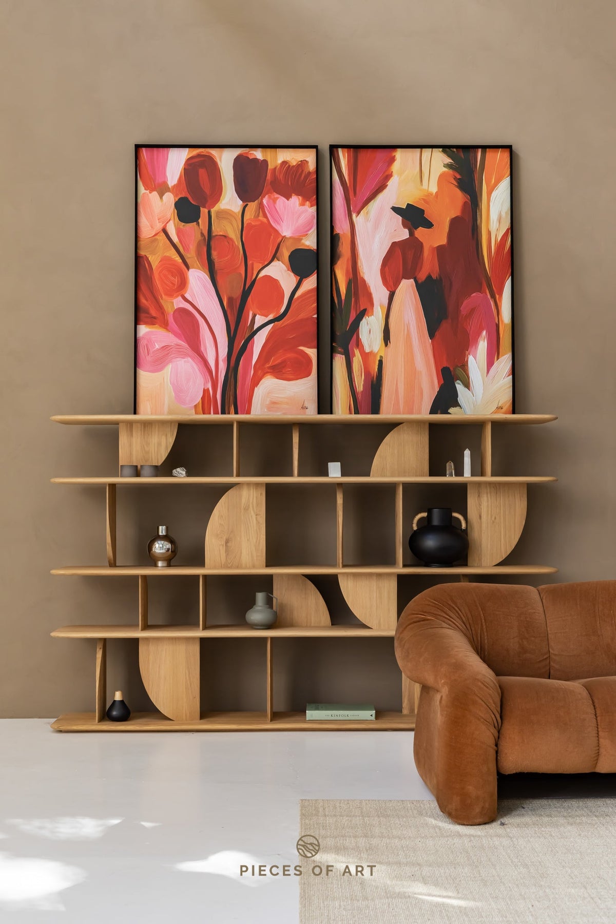 Acoustic wall decor, with a figurative design