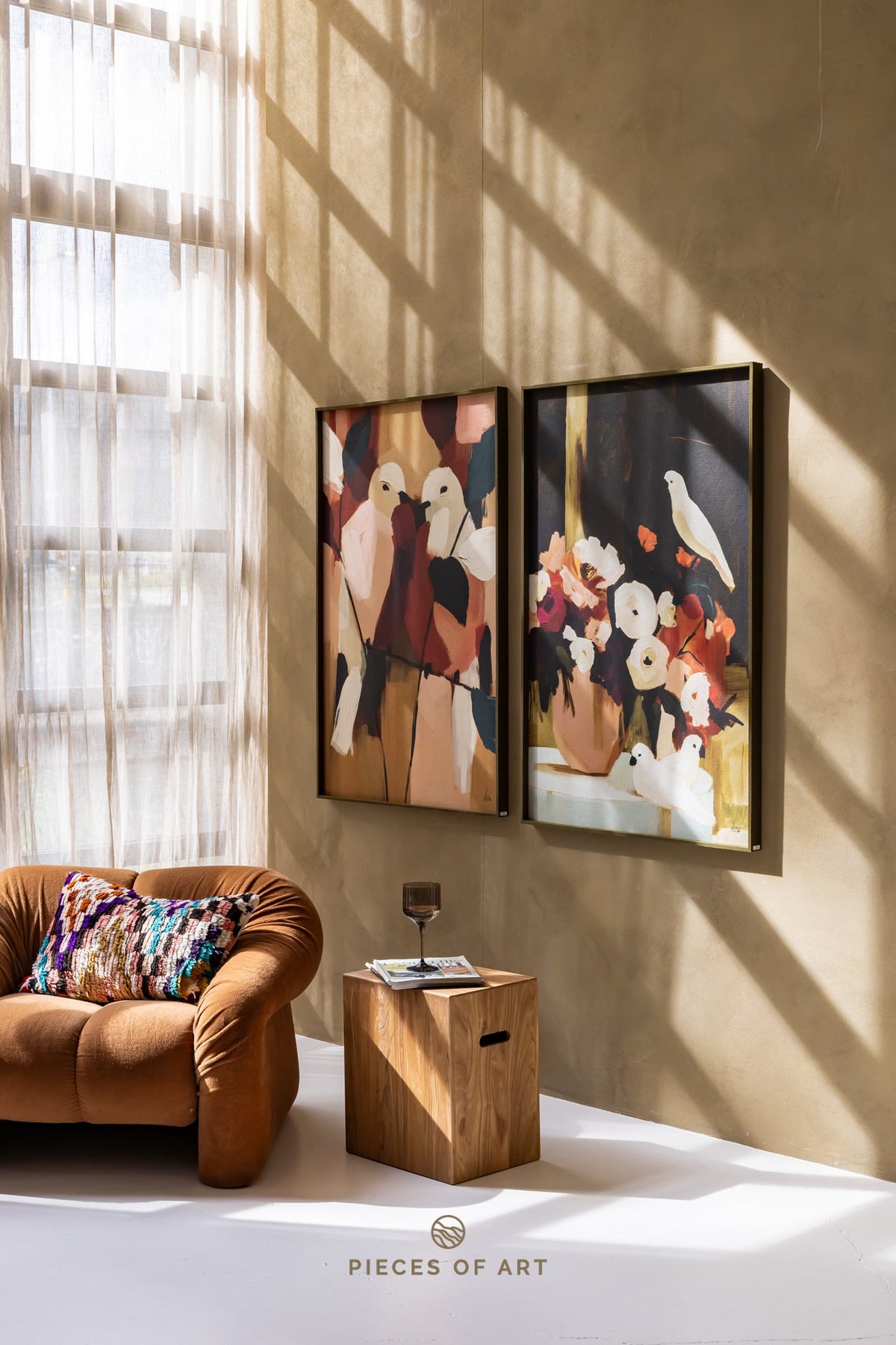 Akustische Wanddekoration, im Wohnzimmer, im Design