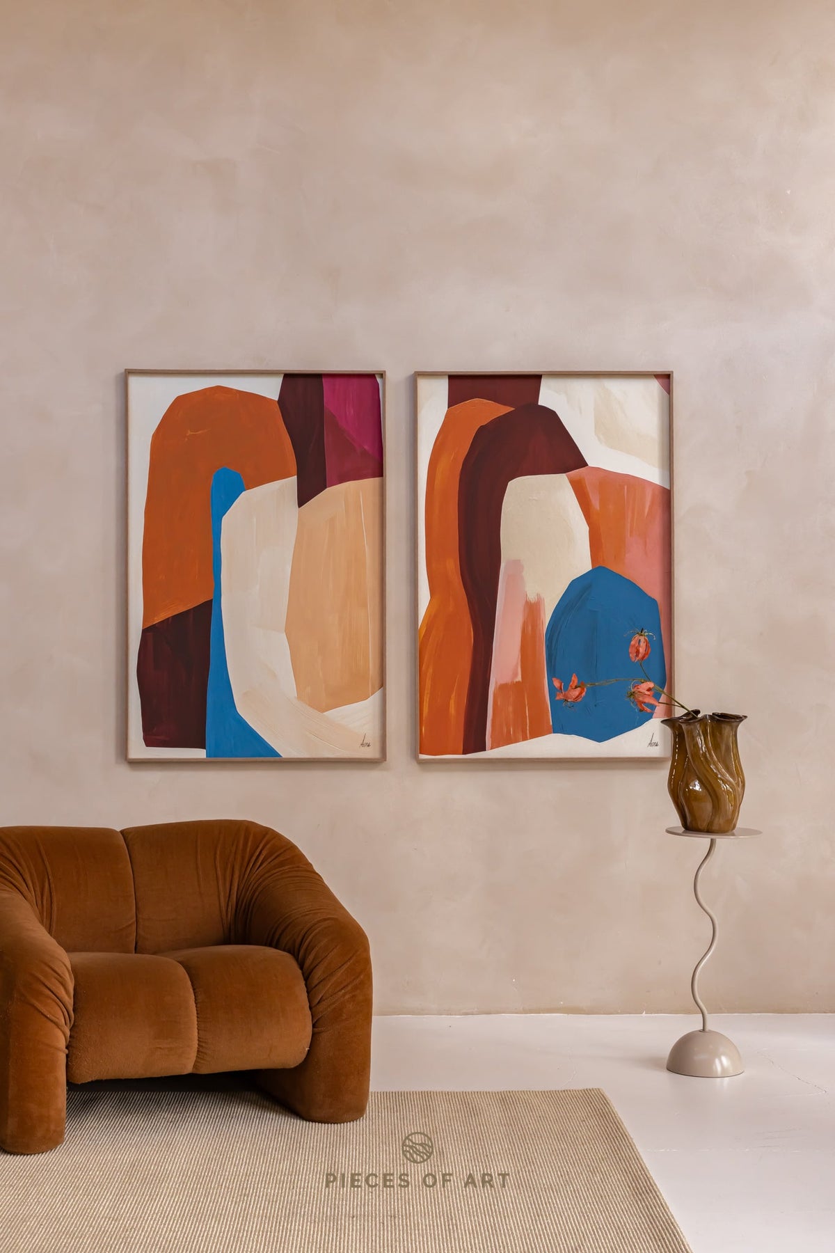 Akustische Wandkunst, im Büroraum