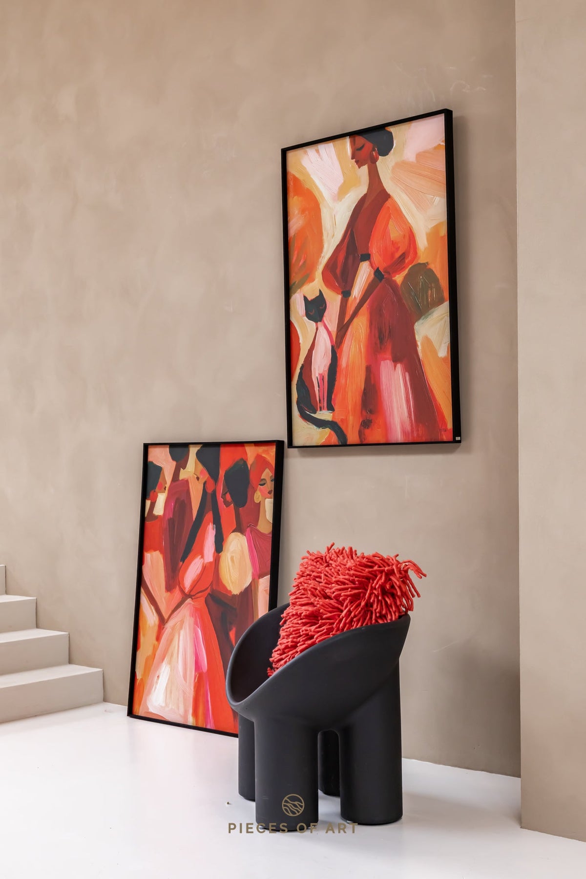 Acoustic wall art, custom-made