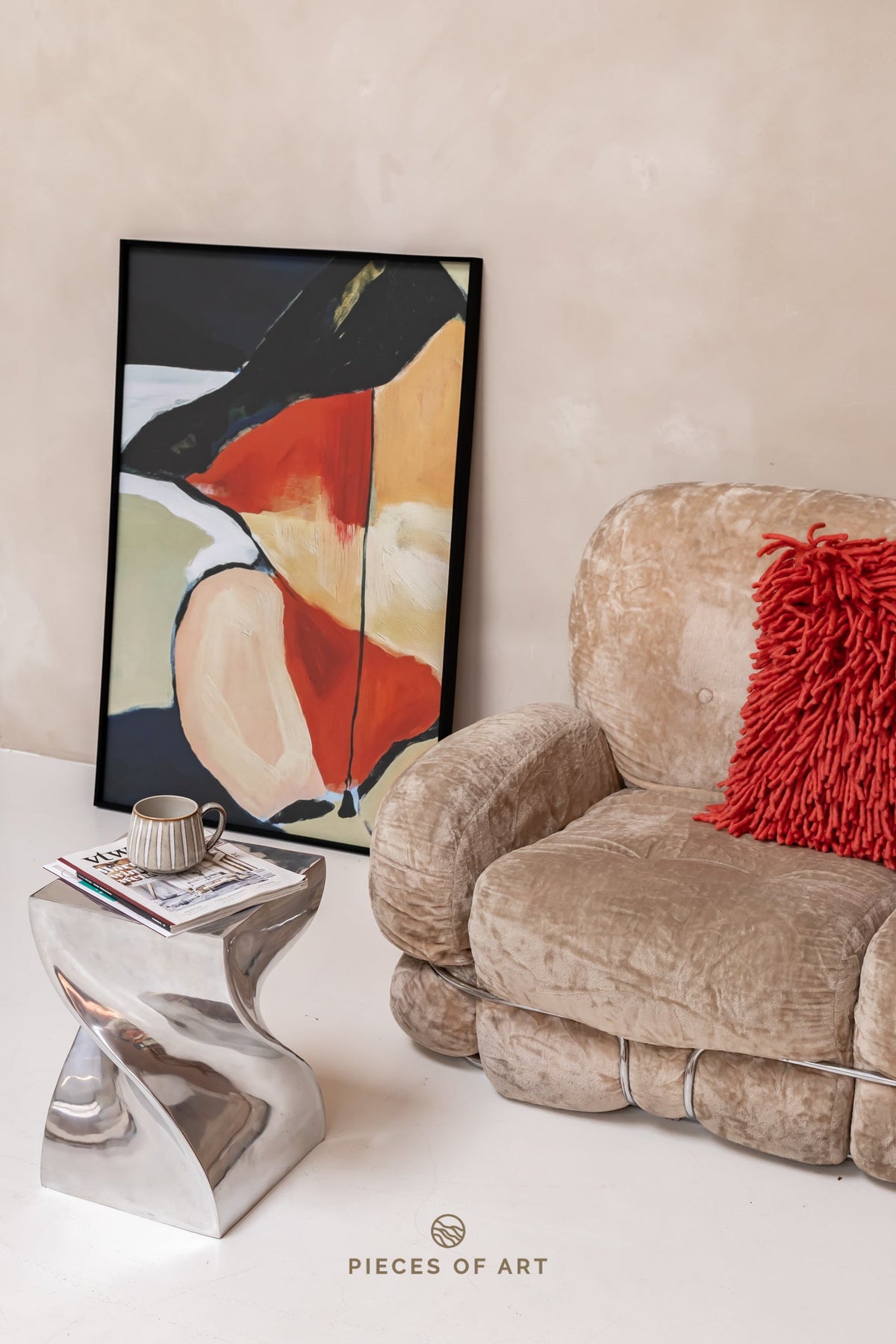 Sound-absorbing artwork, figurative