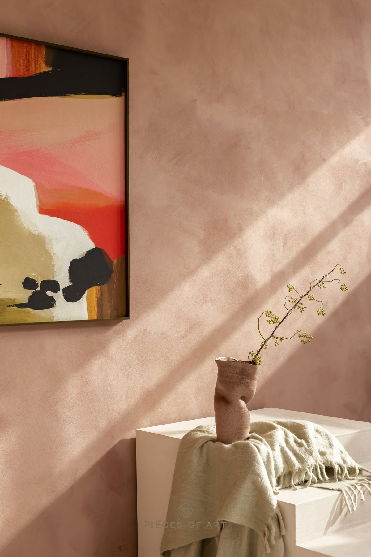 Sound-dampening wall panel, modern