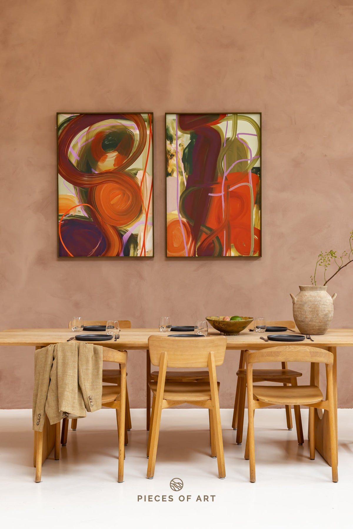 Sound-dampening art, that improves acoustics