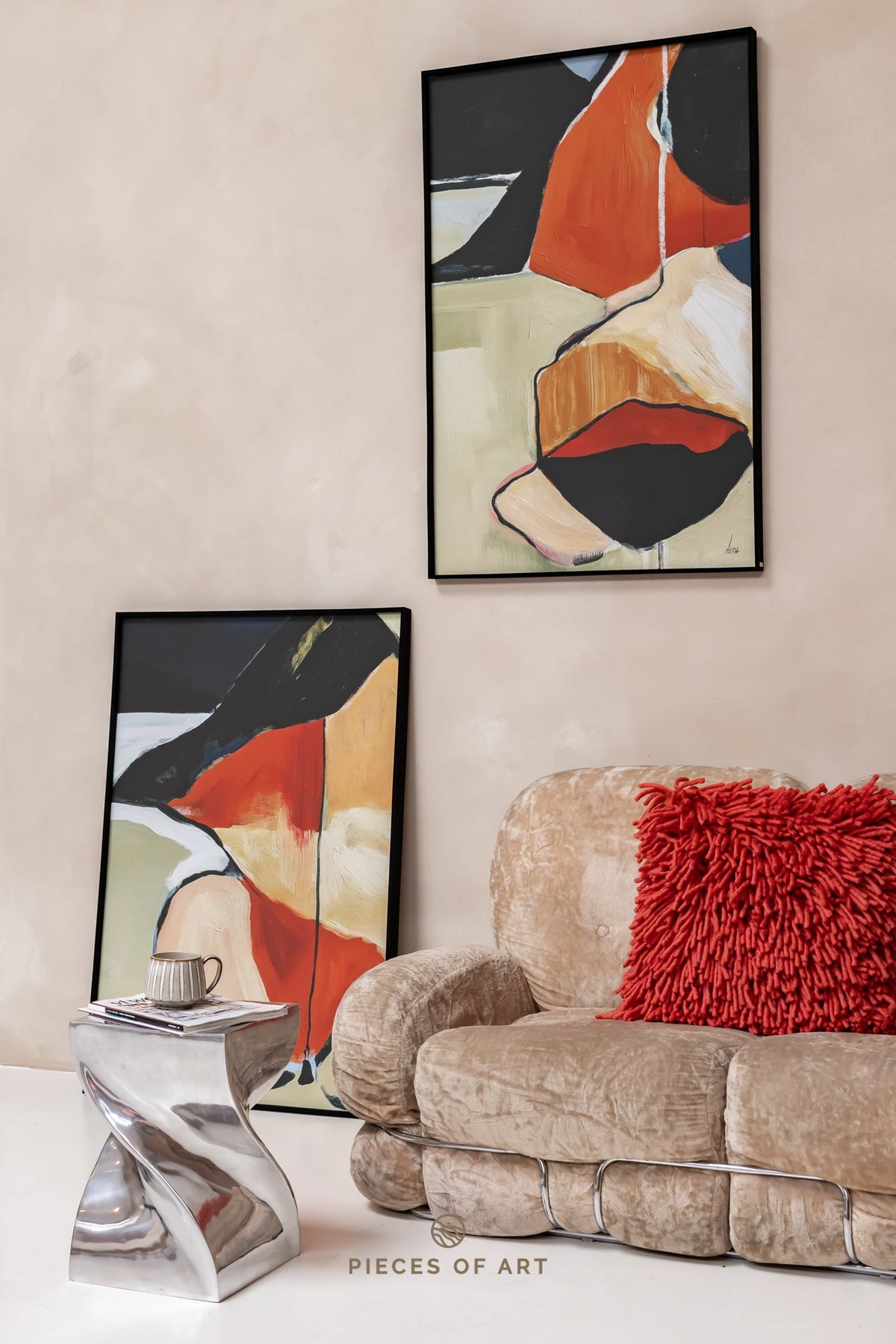 Handmade acoustic panel, made in the Netherlands