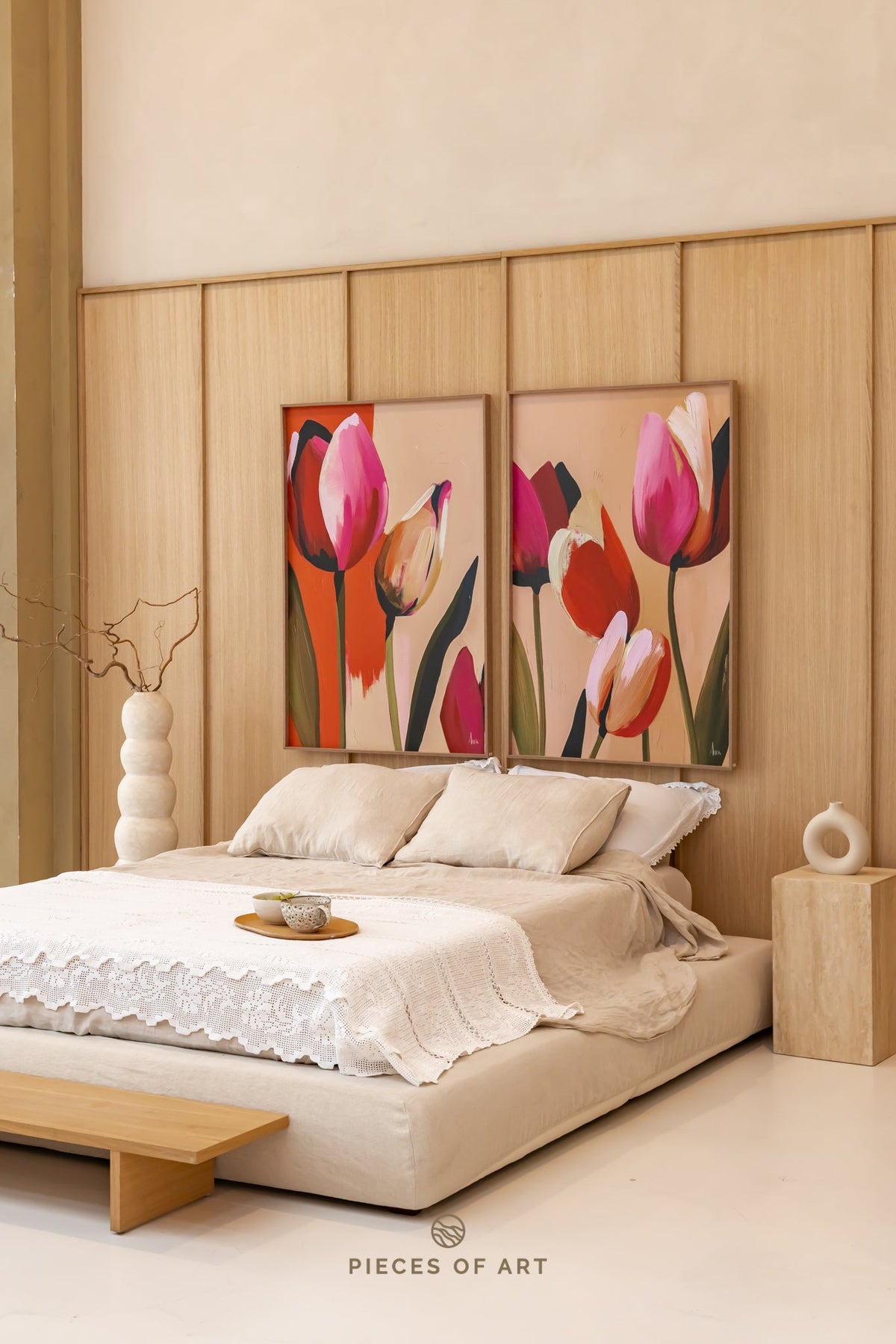 Interieur mit Akustikkunst