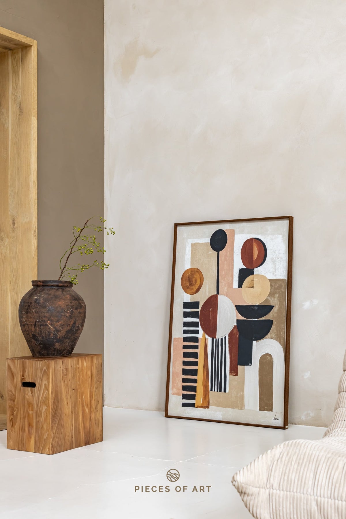 Recycled PET felt wall art